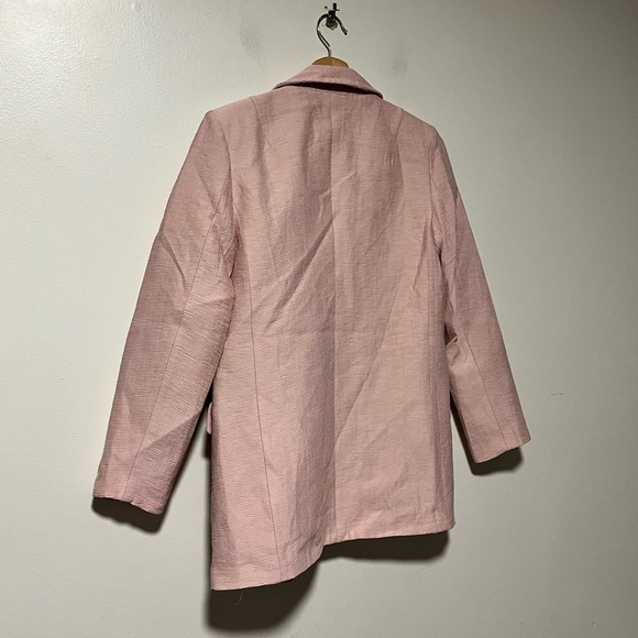 All:Row Blush Pink Textured Blazer Jacket - Women’s Small, Lined, Minimalist - Picture 9 of 13